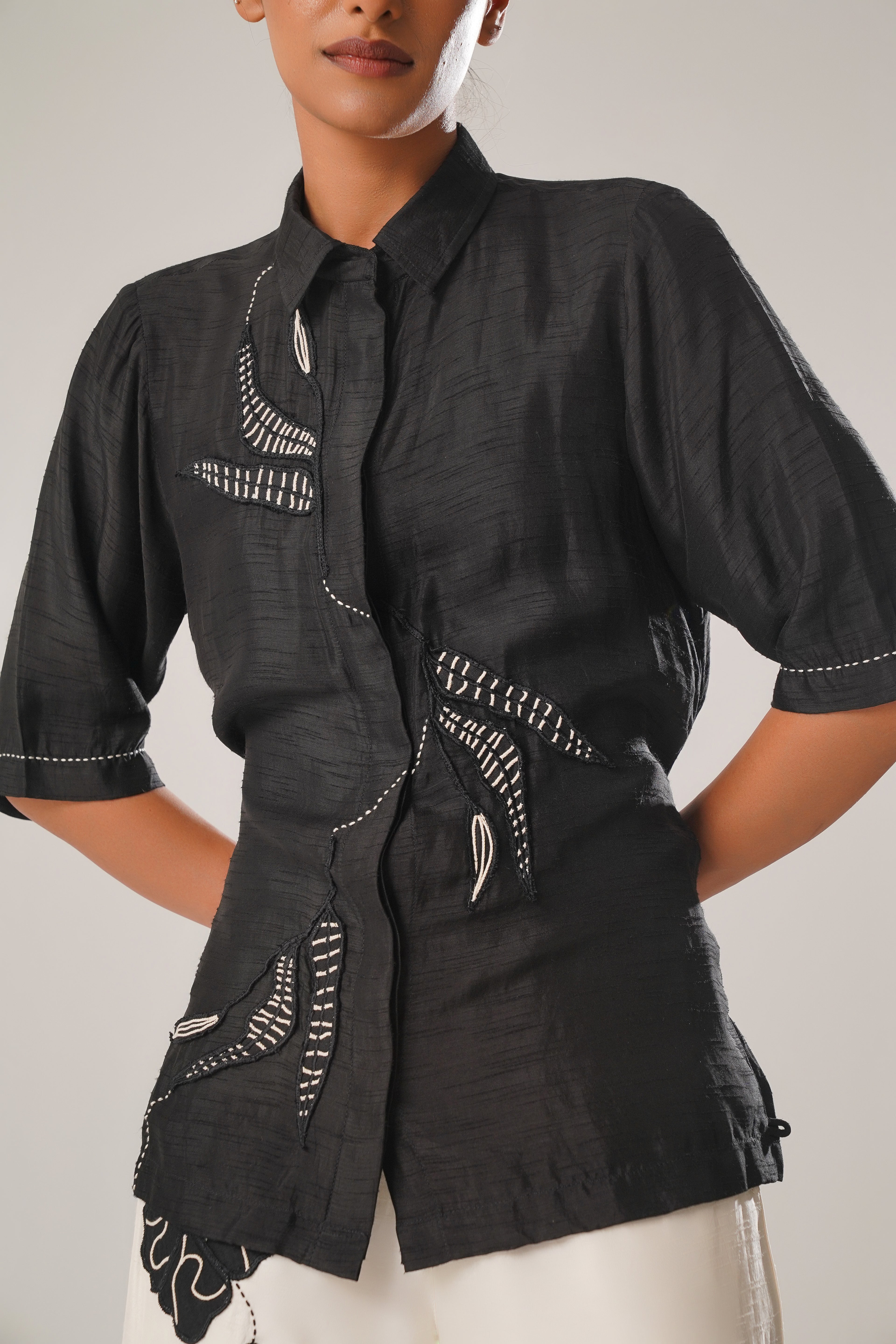 MJ Black Tie Shirt