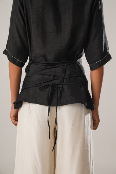 MJ Black Tie Shirt