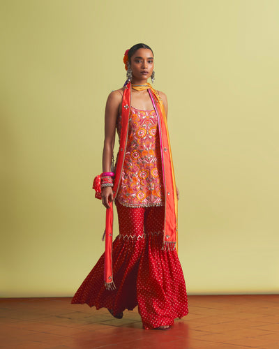 Meher Bandhani Co-ord Set
