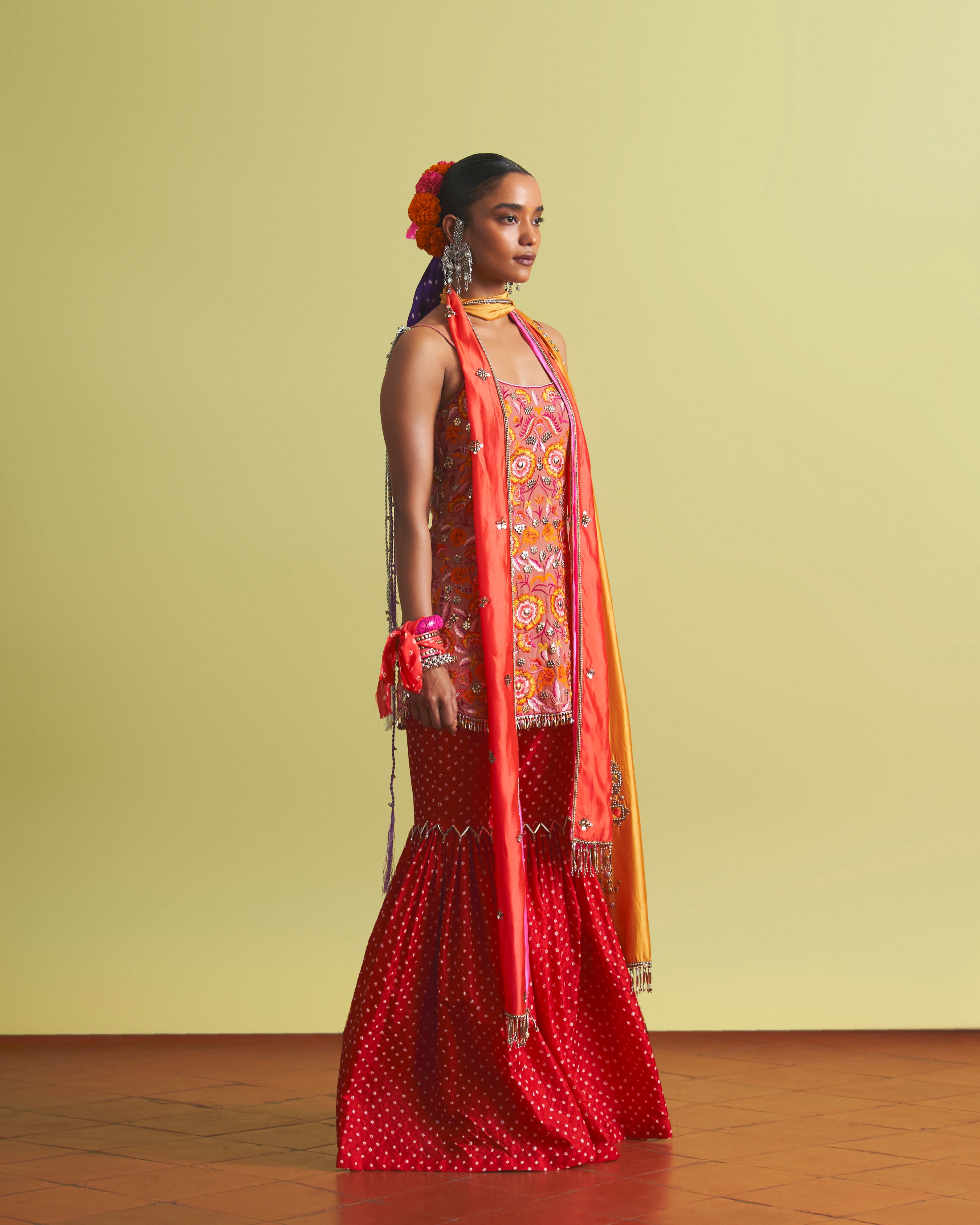 Meher Bandhani Co-ord Set