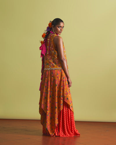 Kesari Gharara Set