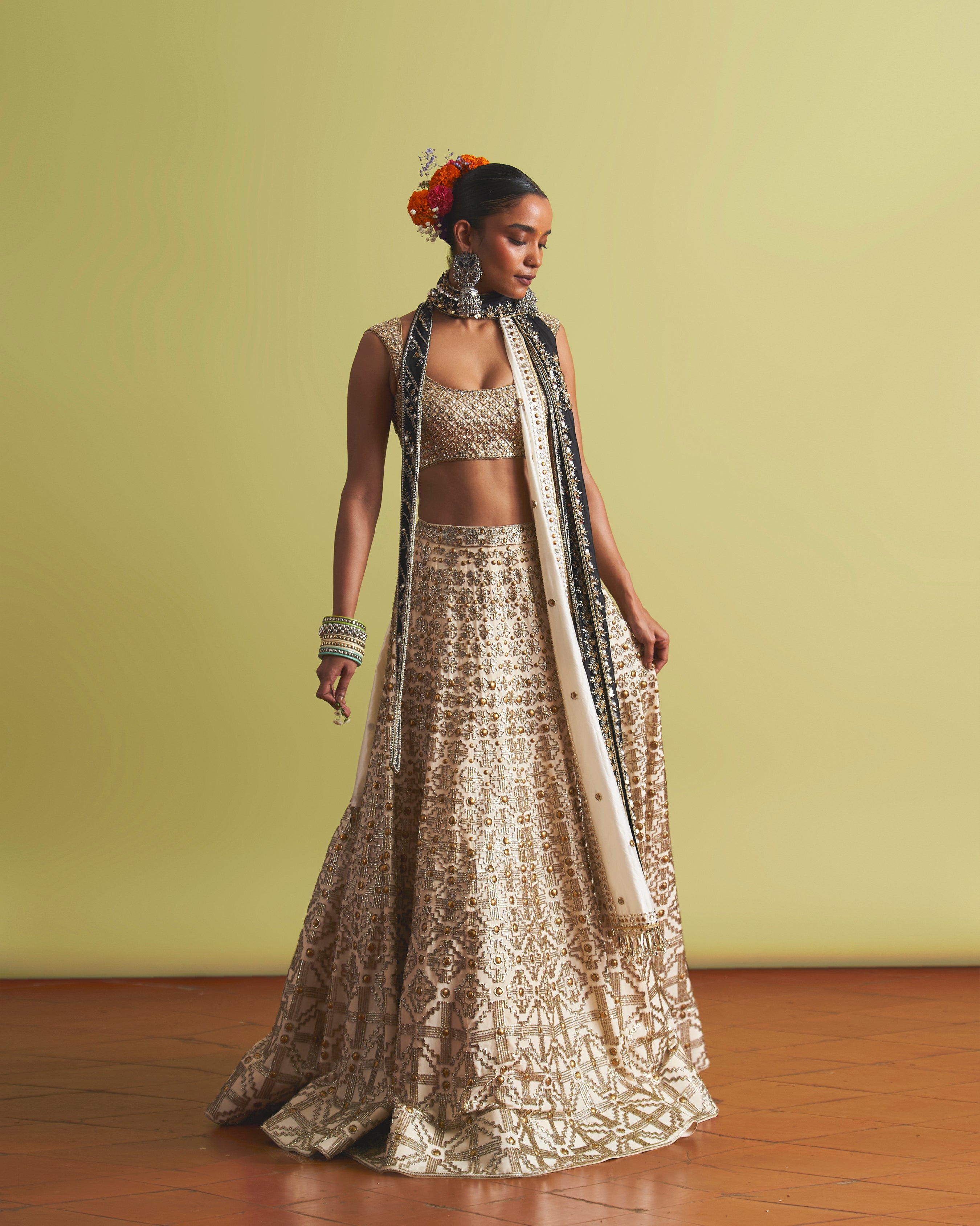 Noorie Mukaish Lehenga Set