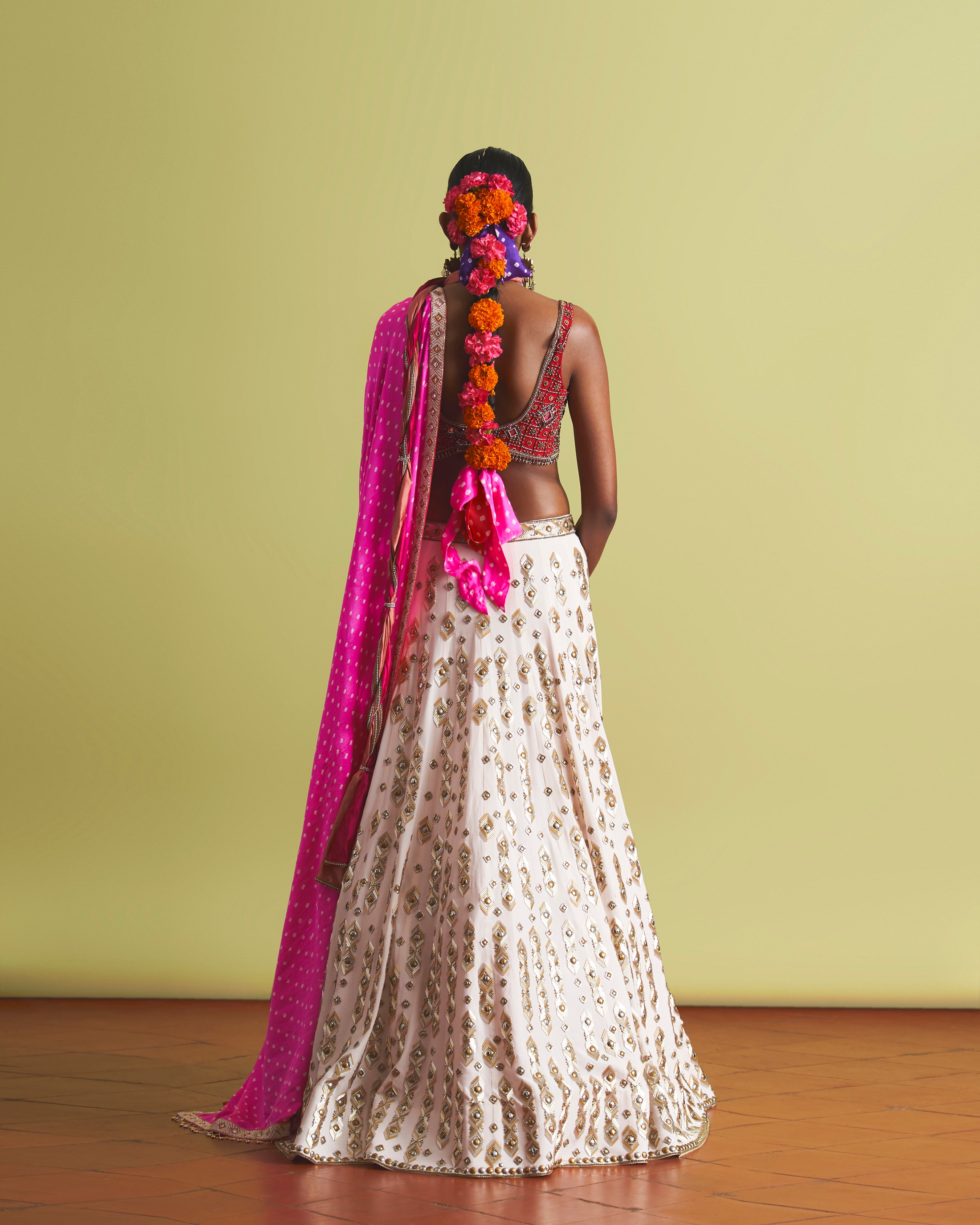 Gulbano Sequin Lehenga Set