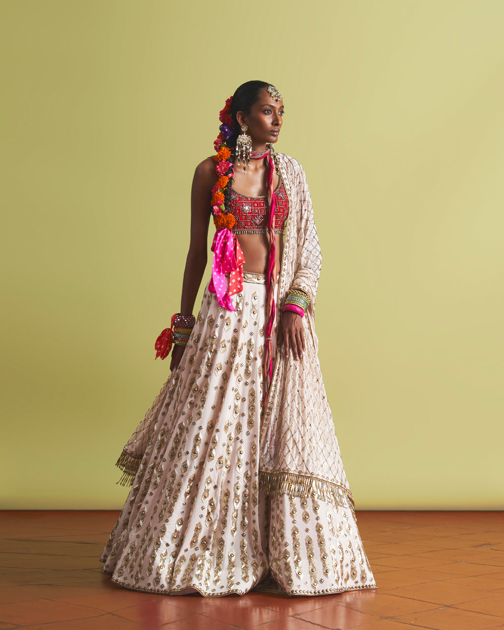 Gulbano Sequin Lehenga Set