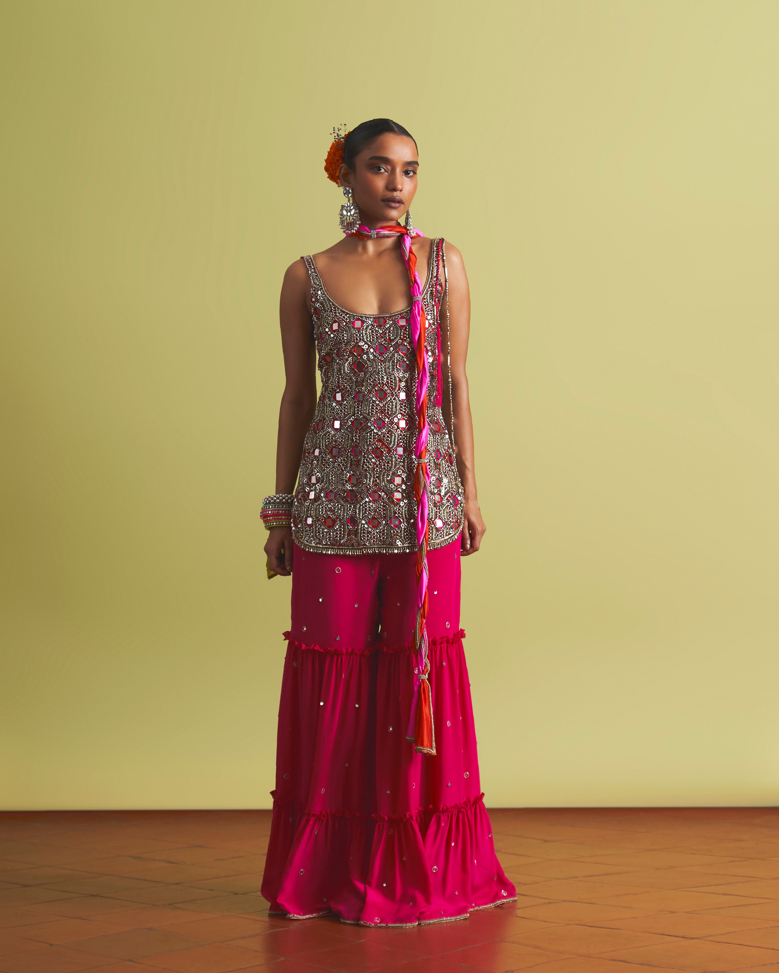 Riyaz Ruffle Set