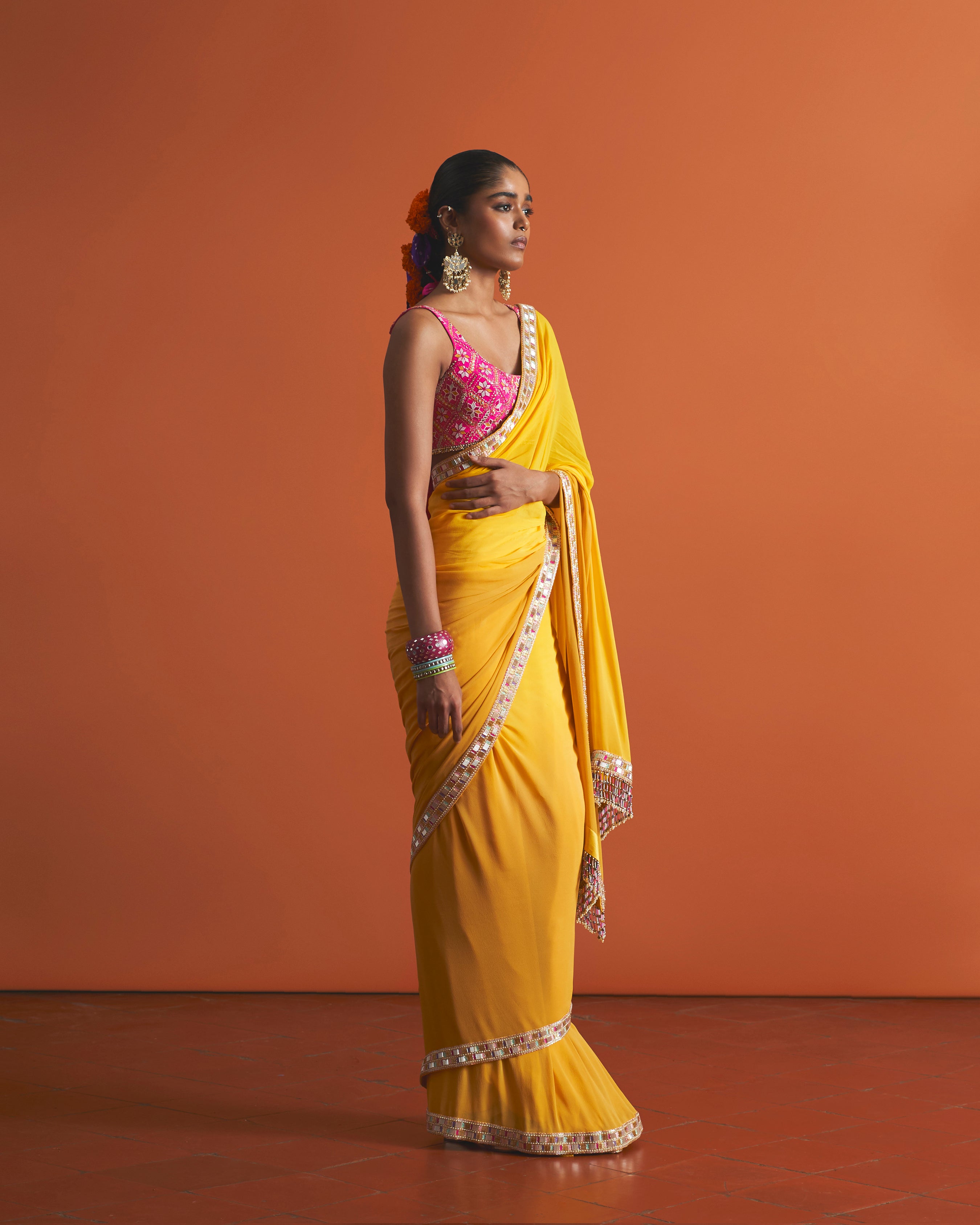 Rangriti Saree Set