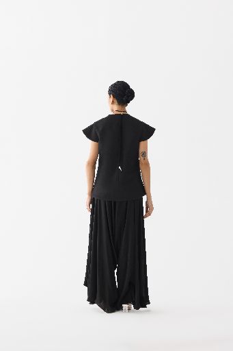 RED TIGER LILY WAIST COAT & DHOTI PANTS