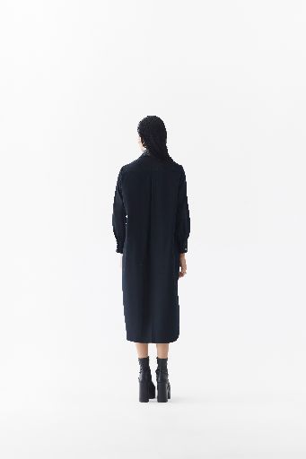 CALLA SHIRT DRESS WITH MULTI VEST