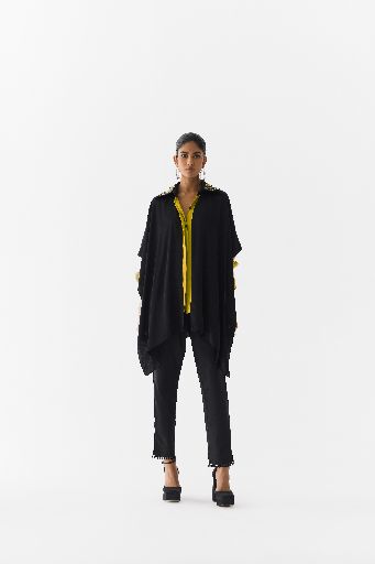 OLIVE CALLA LAYERED TWO TONE SHIRT